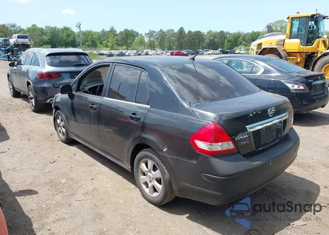 2007 Nissan Versa 1.8Sl из США, поврежденный, VIN 3N1BC11E17L436663